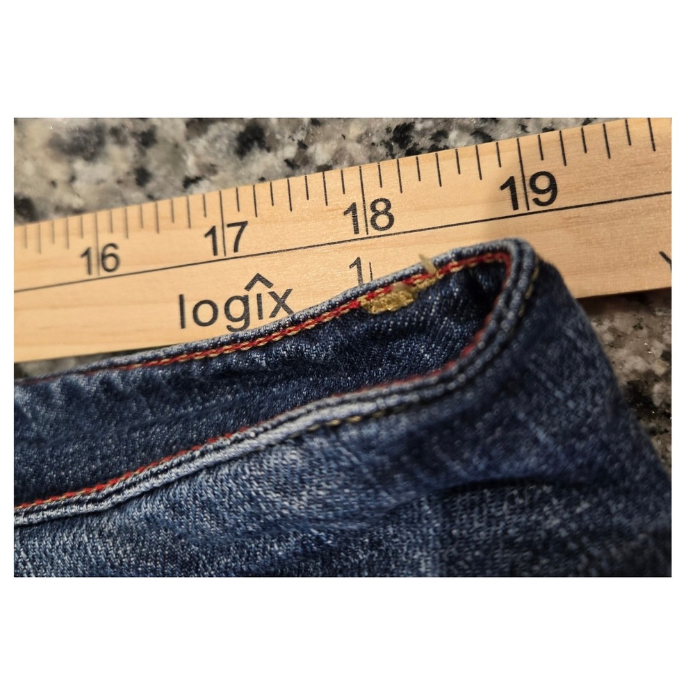 Tommy Hilfiger Denim Shorts Womens 16 Blue Cotton Double Button - Picture 6 of 10